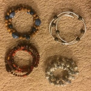 4 Bracelets that rap around your arm